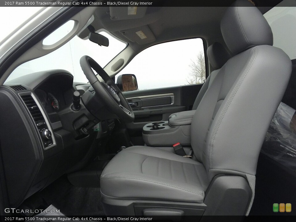 Black/Diesel Gray Interior Photo for the 2017 Ram 5500 Tradesman Regular Cab 4x4 Chassis #117383890