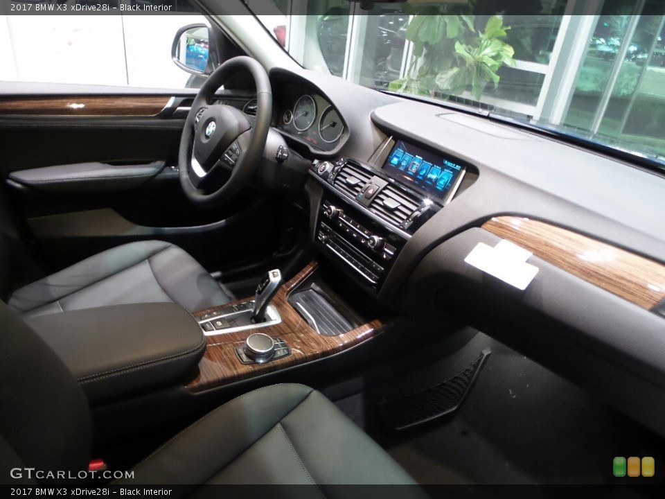 Black Interior Dashboard for the 2017 BMW X3 xDrive28i #117386473