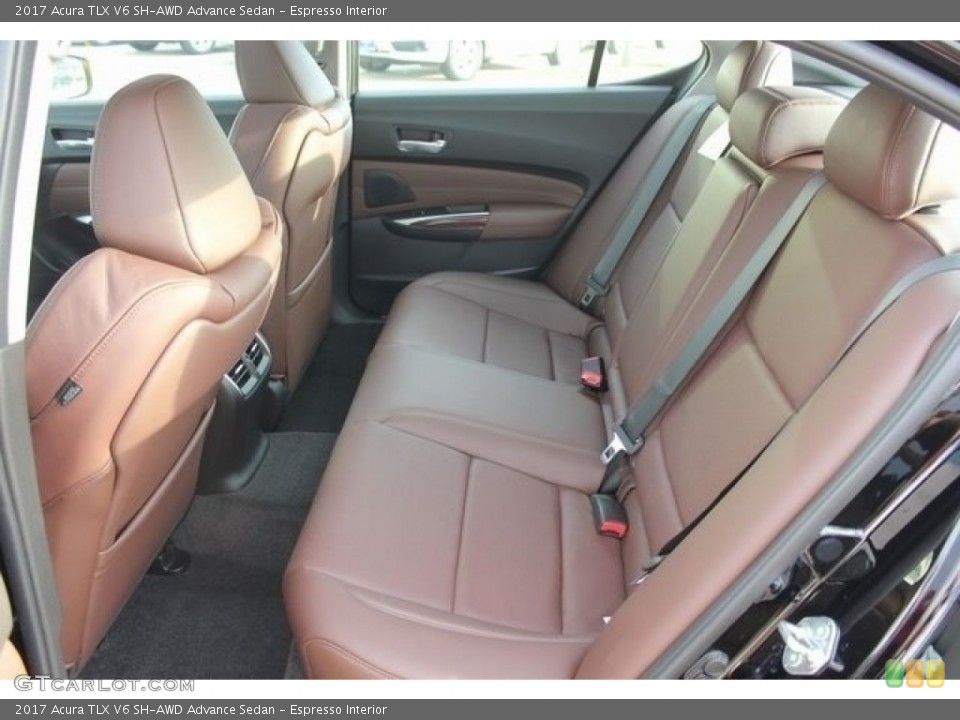Espresso Interior Rear Seat for the 2017 Acura TLX V6 SH-AWD Advance Sedan #117390367