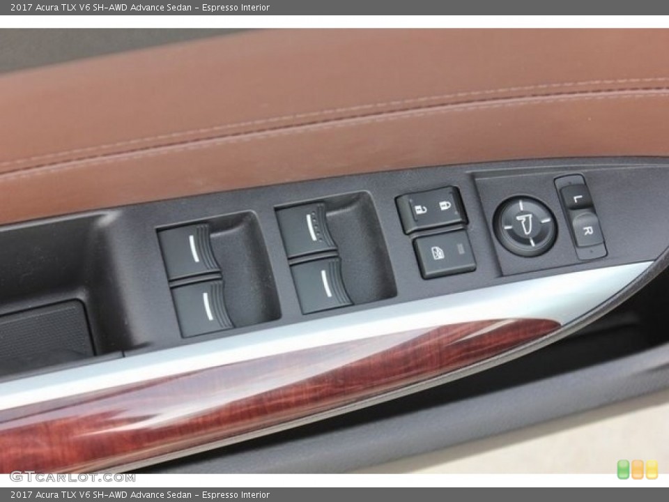 Espresso Interior Controls for the 2017 Acura TLX V6 SH-AWD Advance Sedan #117390397