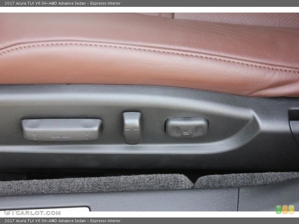 Espresso Interior Controls for the 2017 Acura TLX V6 SH-AWD Advance Sedan #117390400