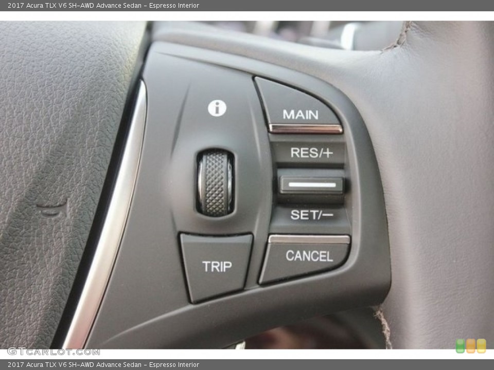 Espresso Interior Controls for the 2017 Acura TLX V6 SH-AWD Advance Sedan #117390430