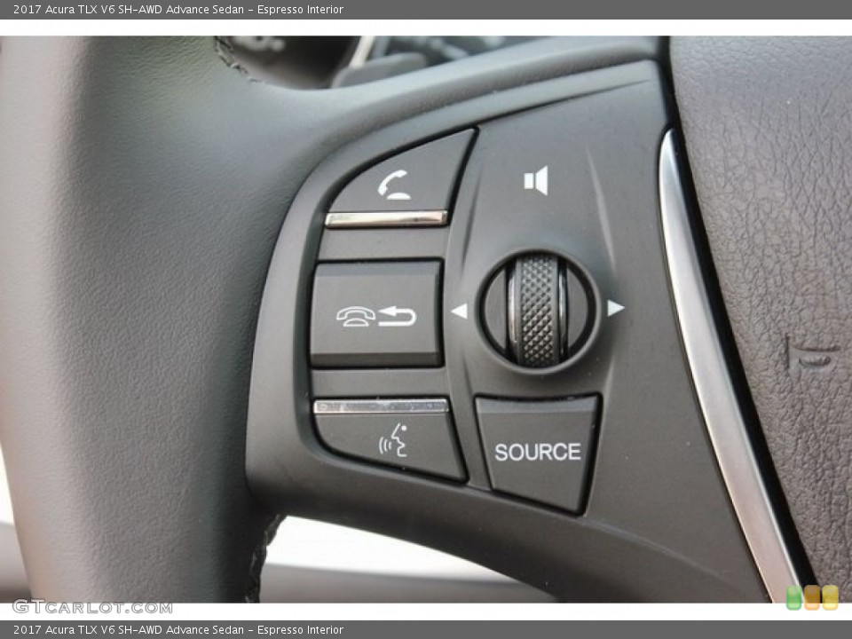 Espresso Interior Controls for the 2017 Acura TLX V6 SH-AWD Advance Sedan #117390436