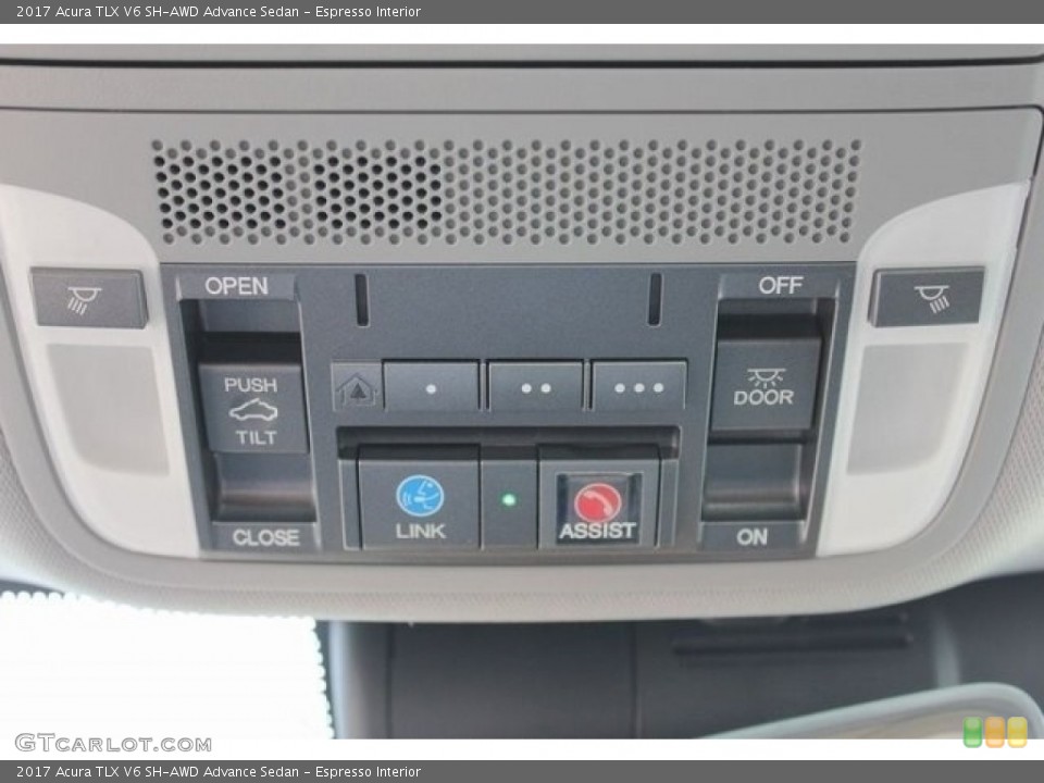 Espresso Interior Controls for the 2017 Acura TLX V6 SH-AWD Advance Sedan #117390460