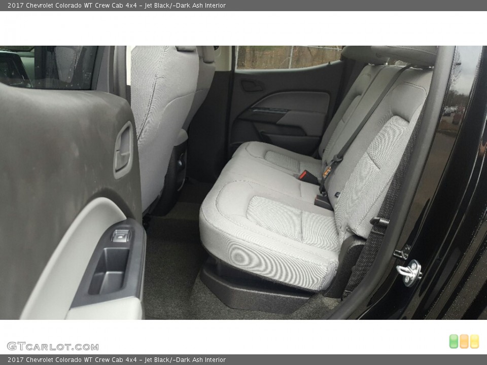 Jet Black/­Dark Ash Interior Rear Seat for the 2017 Chevrolet Colorado WT Crew Cab 4x4 #117391177