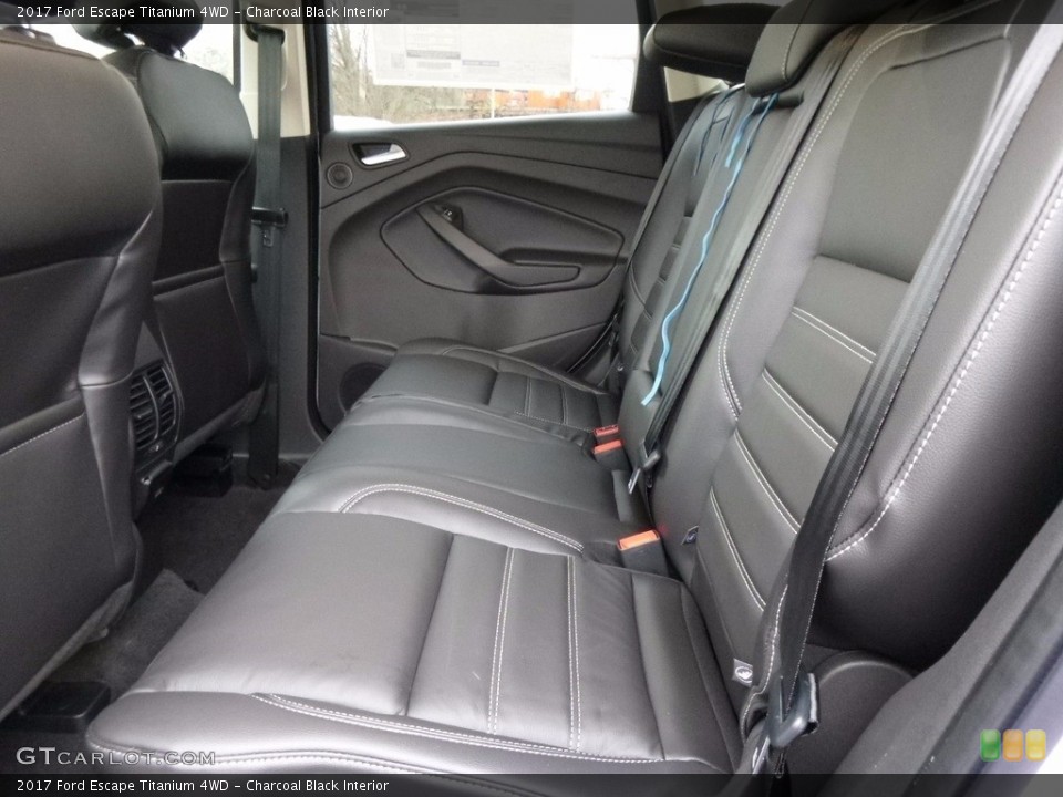 Charcoal Black Interior Rear Seat for the 2017 Ford Escape Titanium 4WD #117391817