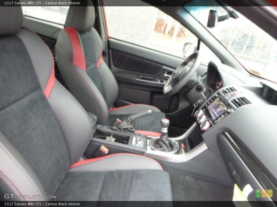 Carbon Black Interior Front Seat for the 2017 Subaru WRX STI #117393533