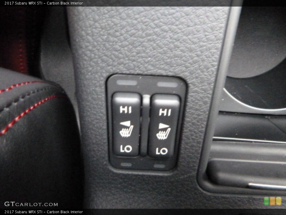 Carbon Black Interior Controls for the 2017 Subaru WRX STI #117393818