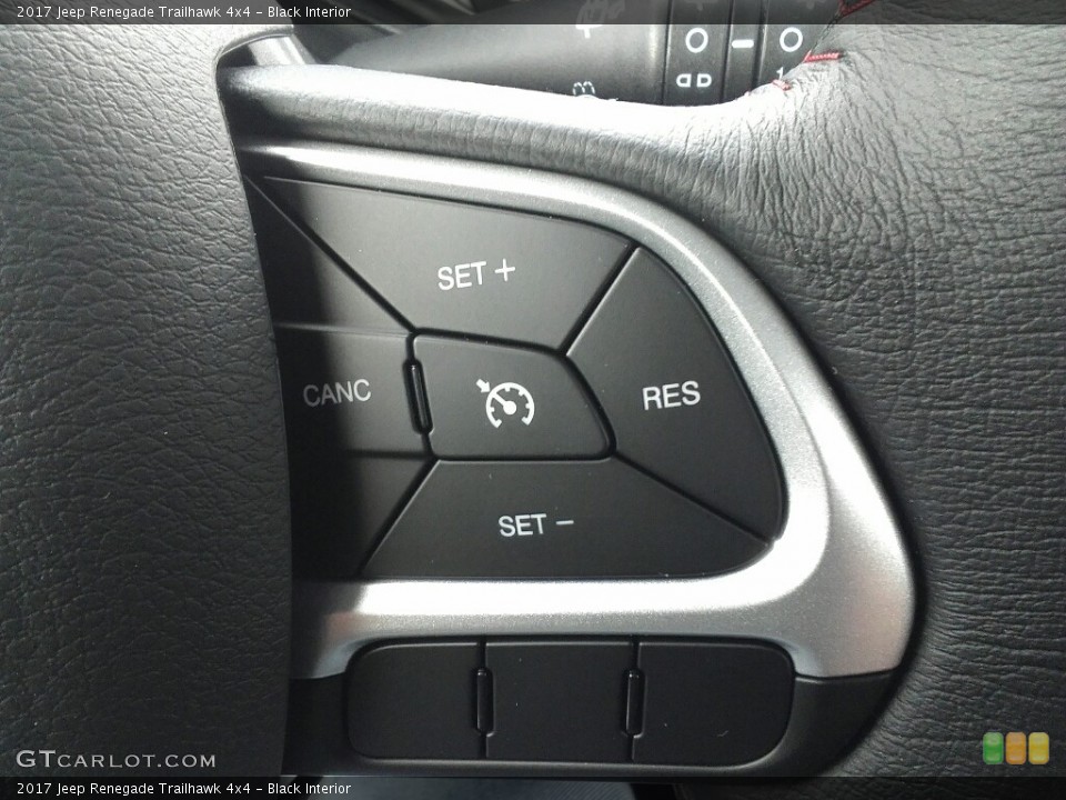 Black Interior Controls for the 2017 Jeep Renegade Trailhawk 4x4 #117395066