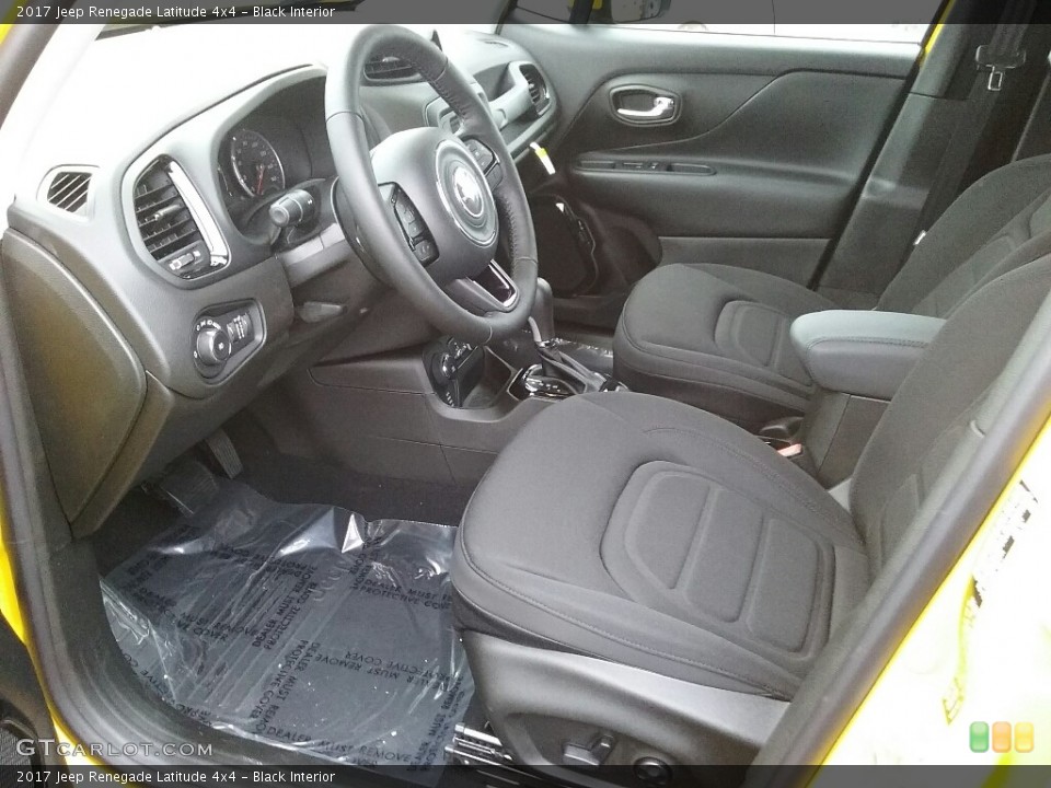 Black Interior Photo for the 2017 Jeep Renegade Latitude 4x4 #117395852