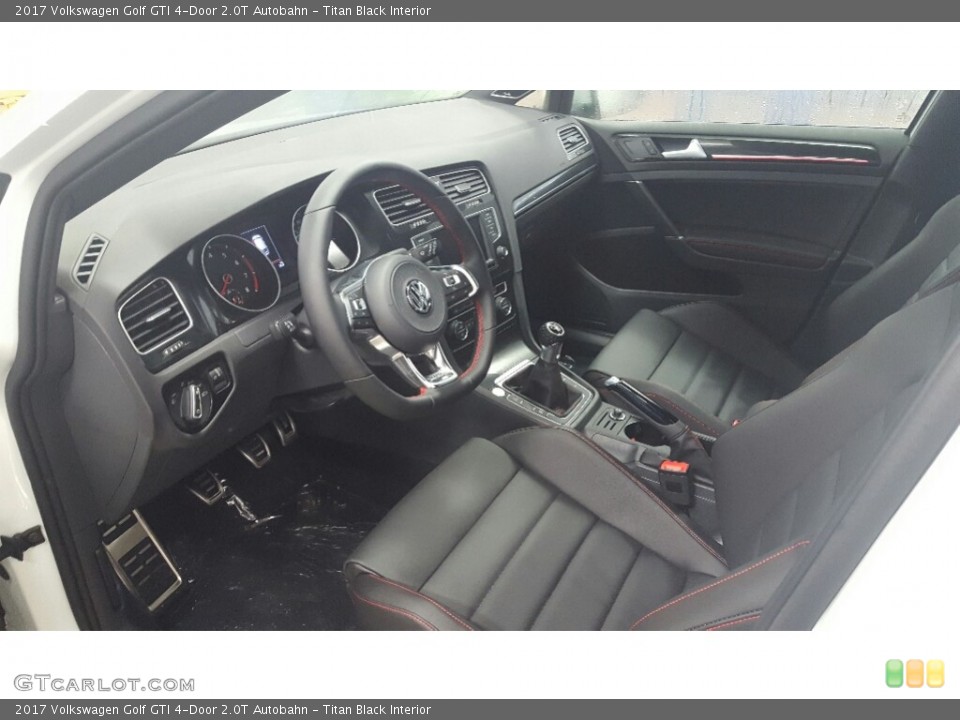 Titan Black Interior Photo for the 2017 Volkswagen Golf GTI 4-Door 2.0T Autobahn #117397679