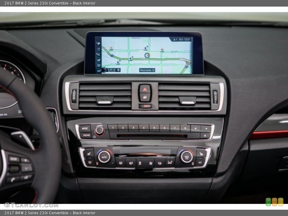 Black Interior Controls for the 2017 BMW 2 Series 230i Convertible #117405920