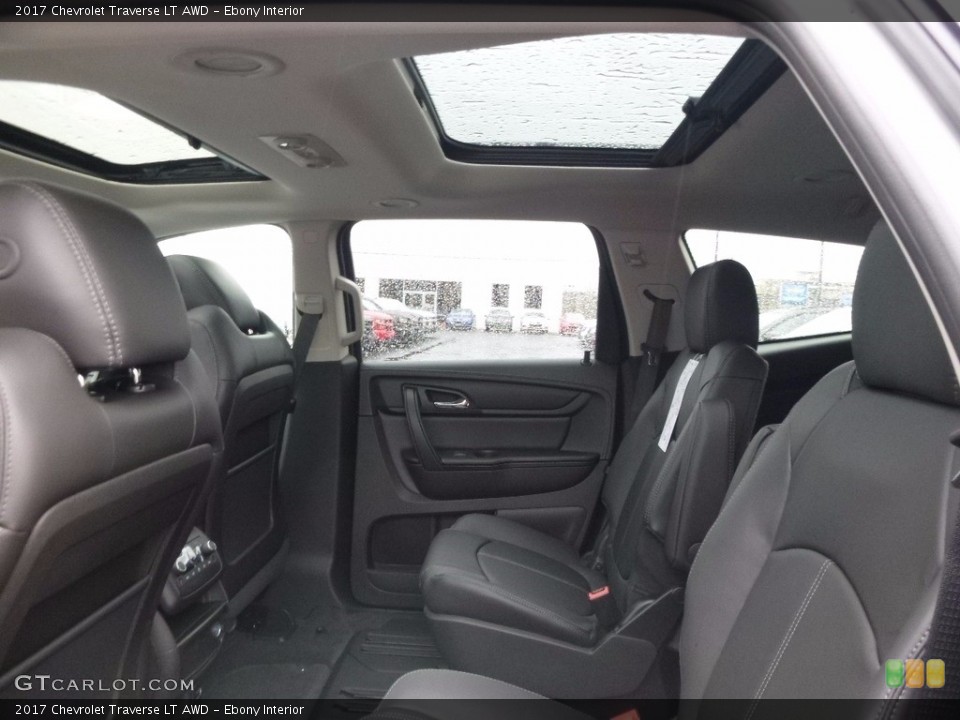 Ebony Interior Rear Seat for the 2017 Chevrolet Traverse LT AWD #117424955