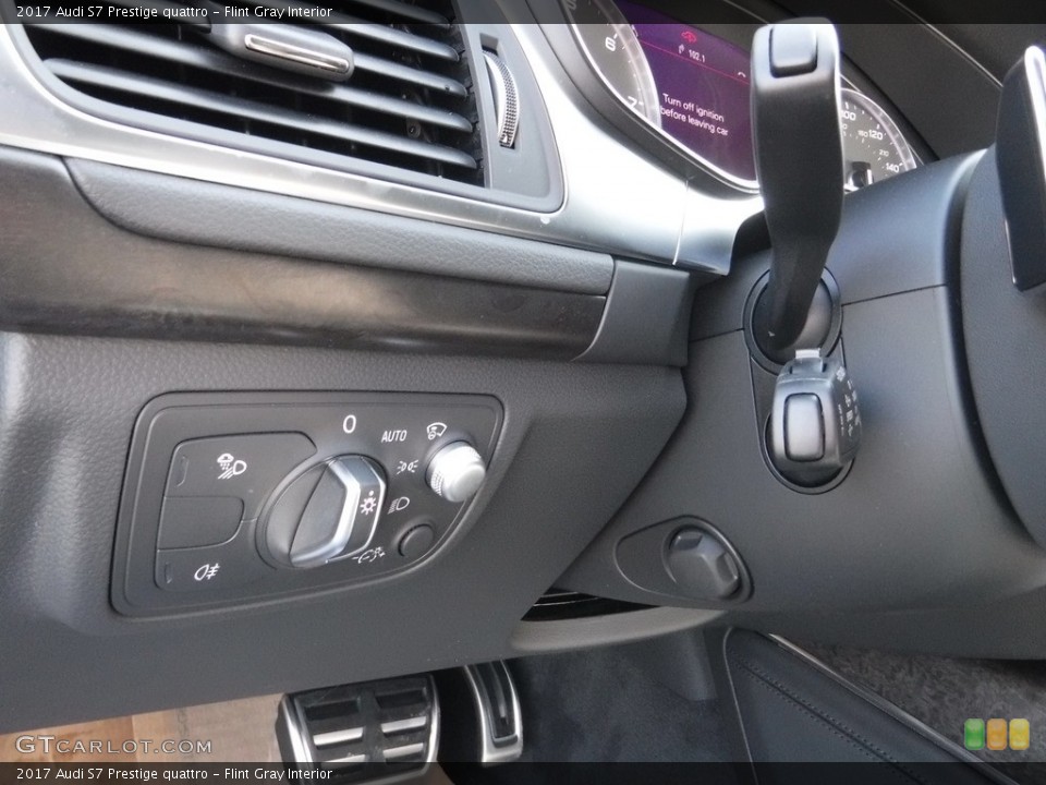 Flint Gray Interior Controls for the 2017 Audi S7 Prestige quattro #117429368