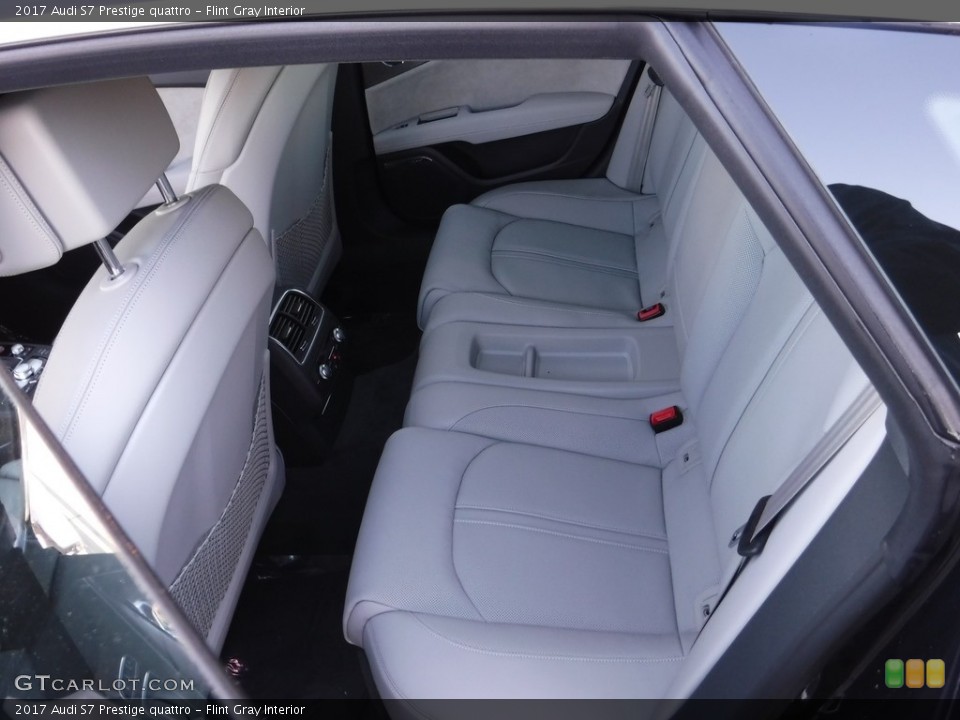 Flint Gray Interior Rear Seat for the 2017 Audi S7 Prestige quattro #117429385