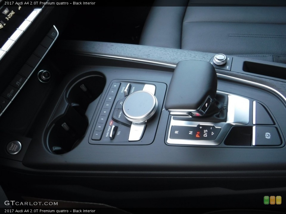 Black Interior Transmission for the 2017 Audi A4 2.0T Premium quattro #117430115