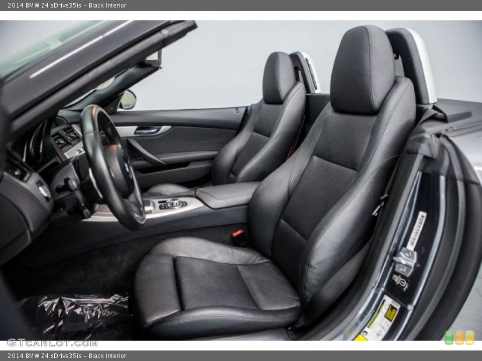 Black Interior Front Seat for the 2014 BMW Z4 sDrive35is #117430184