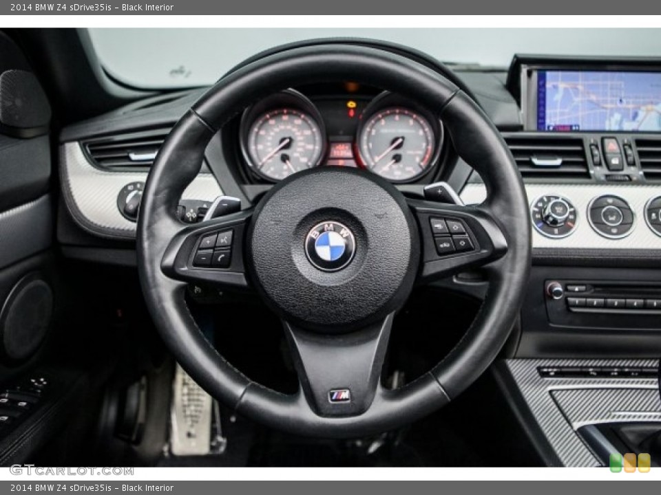 Black Interior Steering Wheel for the 2014 BMW Z4 sDrive35is #117430307