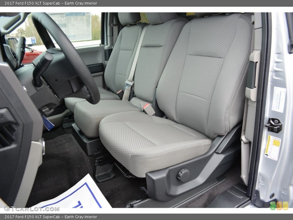 Earth Gray Interior Front Seat for the 2017 Ford F150 XLT SuperCab #117440091
