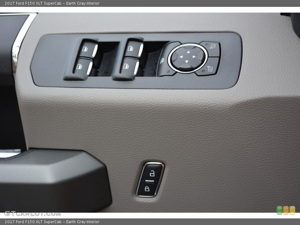 Earth Gray Interior Controls for the 2017 Ford F150 XLT SuperCab #117440304