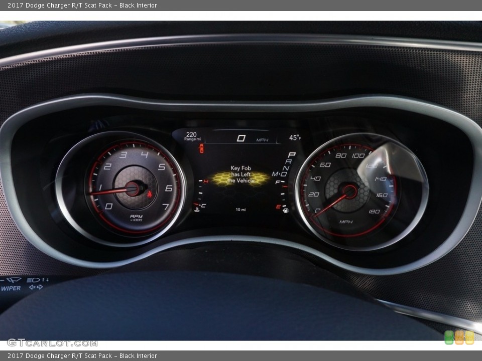 Black Interior Gauges for the 2017 Dodge Charger R/T Scat Pack #117441429