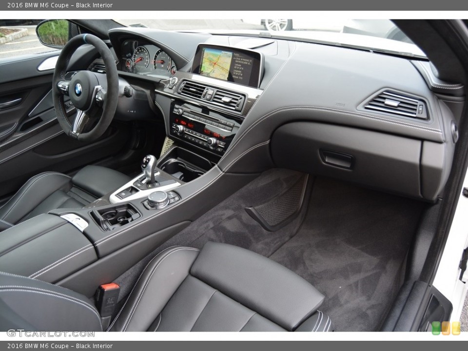 Black Interior Dashboard for the 2016 BMW M6 Coupe #117442902