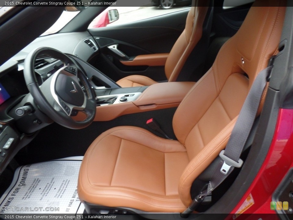 Kalahari Interior Front Seat for the 2015 Chevrolet Corvette Stingray Coupe Z51 #117446766