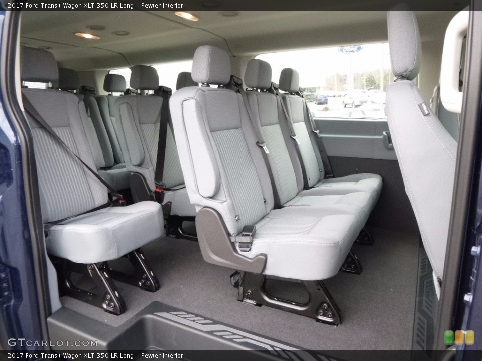 Pewter Interior Rear Seat for the 2017 Ford Transit Wagon XLT 350 LR Long #117447735