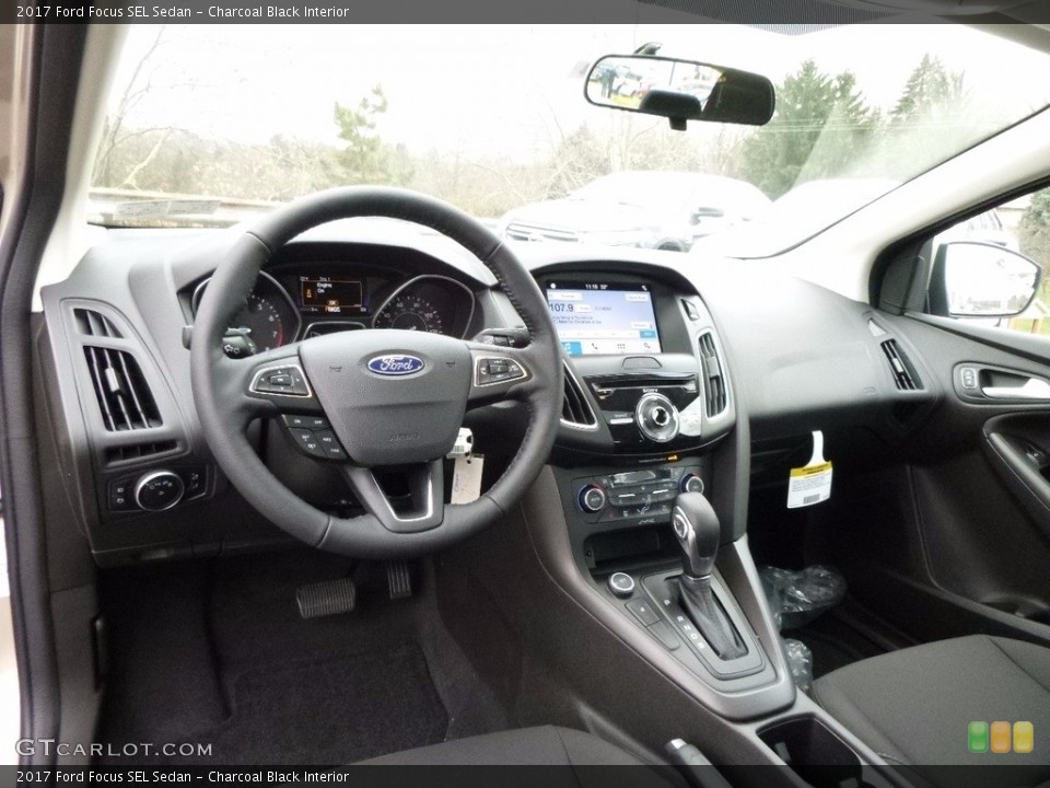 Charcoal Black Interior Photo for the 2017 Ford Focus SEL Sedan #117448989