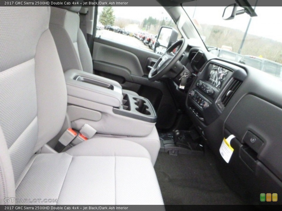 Jet Black/Dark Ash Interior Front Seat for the 2017 GMC Sierra 2500HD Double Cab 4x4 #117453390
