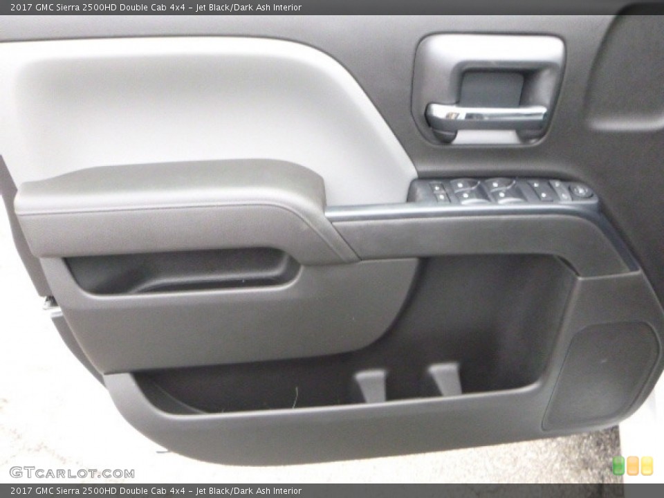 Jet Black/Dark Ash Interior Door Panel for the 2017 GMC Sierra 2500HD Double Cab 4x4 #117453491