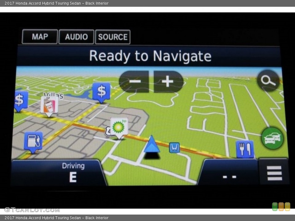 Black Interior Navigation for the 2017 Honda Accord Hybrid Touring Sedan #117456465