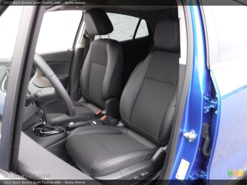 Ebony Interior Front Seat for the 2017 Buick Encore Sport Touring AWD #117462518