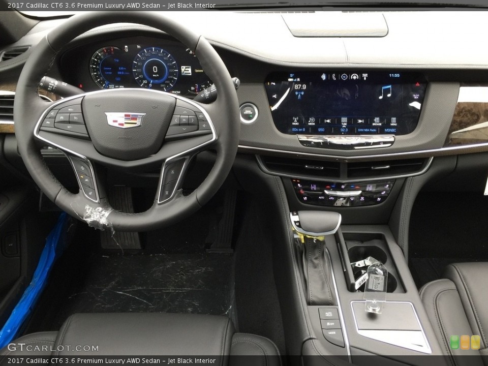 Jet Black Interior Dashboard for the 2017 Cadillac CT6 3.6 Premium Luxury AWD Sedan #117462878