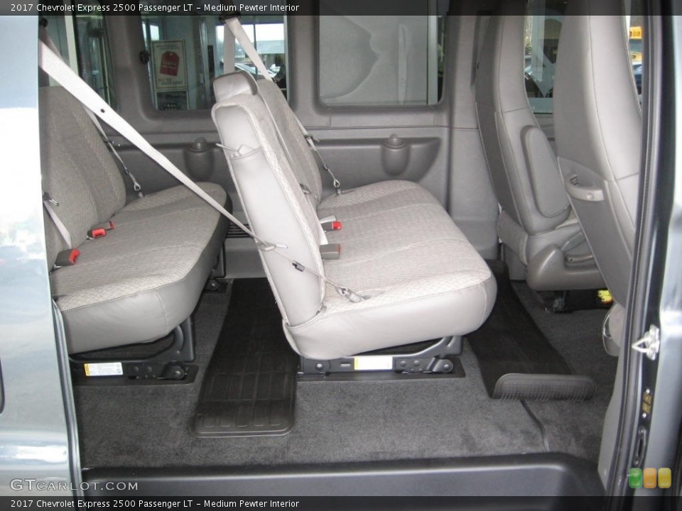 Medium Pewter Interior Rear Seat for the 2017 Chevrolet Express 2500 Passenger LT #117462883