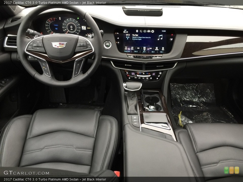 Jet Black Interior Dashboard for the 2017 Cadillac CT6 3.0 Turbo Platinum AWD Sedan #117463142