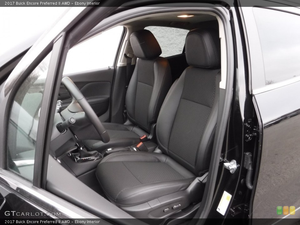 Ebony Interior Front Seat for the 2017 Buick Encore Preferred II AWD #117463589