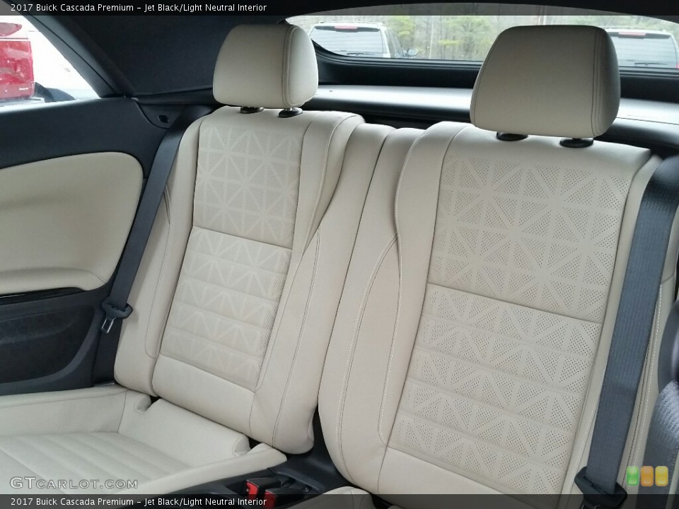 Jet Black/Light Neutral Interior Rear Seat for the 2017 Buick Cascada Premium #117468563