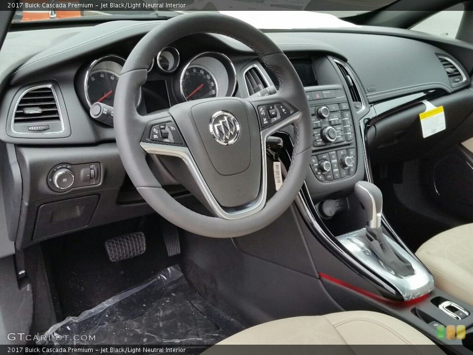 Jet Black/Light Neutral Interior Front Seat for the 2017 Buick Cascada Premium #117468590