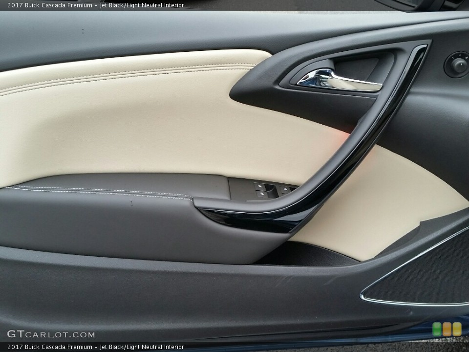Jet Black/Light Neutral Interior Door Panel for the 2017 Buick Cascada Premium #117468623