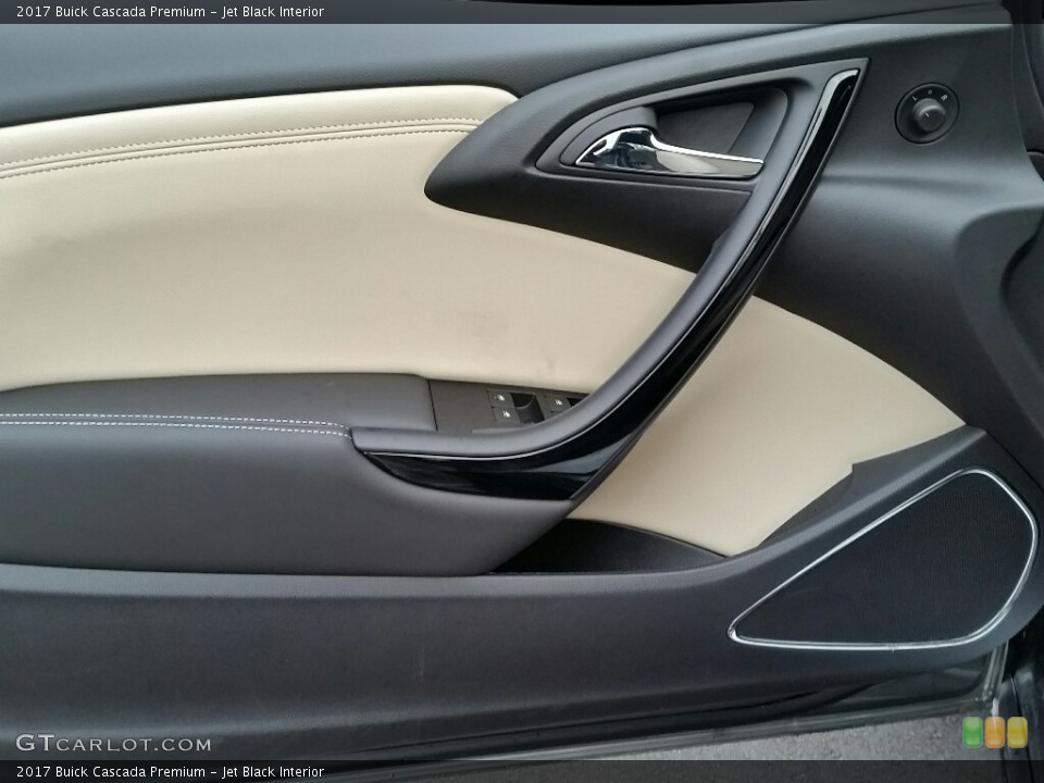 Jet Black Interior Door Panel for the 2017 Buick Cascada Premium #117469004