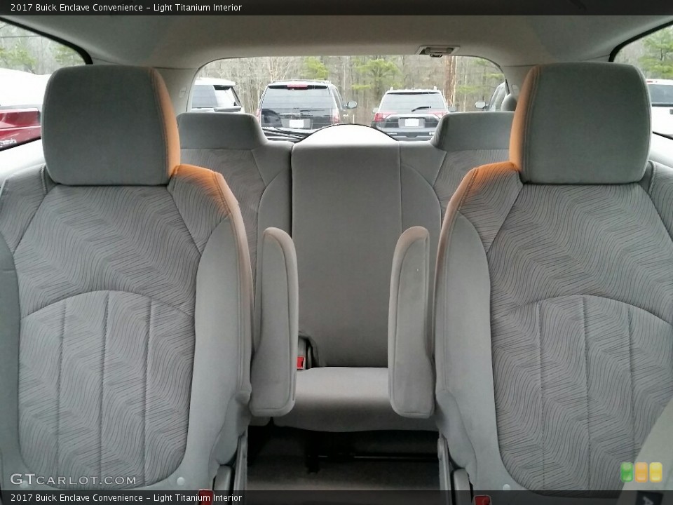 Light Titanium Interior Rear Seat for the 2017 Buick Enclave Convenience #117472250