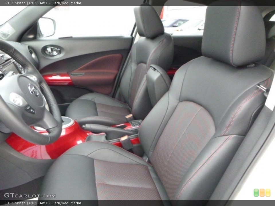 Black/Red Interior Photo for the 2017 Nissan Juke SL AWD #117472785