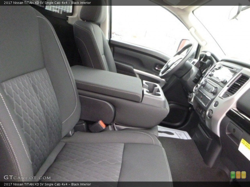 Black Interior Photo for the 2017 Nissan TITAN XD SV Single Cab 4x4 #117473399