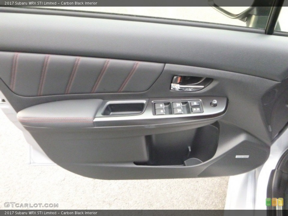 Carbon Black Interior Door Panel for the 2017 Subaru WRX STI Limited #117476564