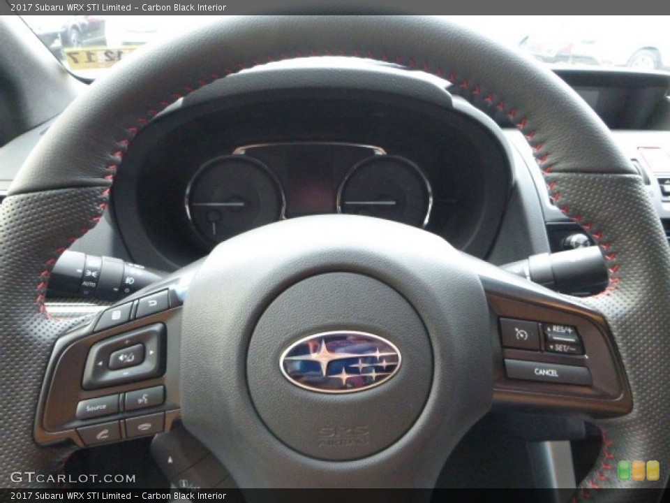 Carbon Black Interior Steering Wheel for the 2017 Subaru WRX STI Limited #117476684