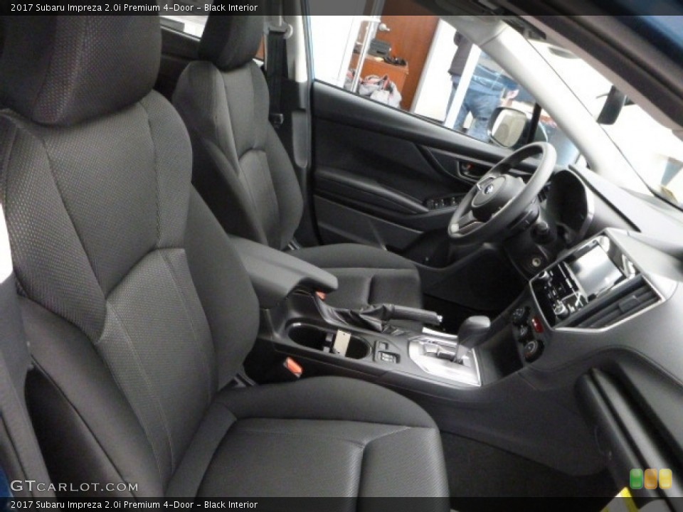 Black Interior Photo for the 2017 Subaru Impreza 2.0i Premium 4-Door #117477164