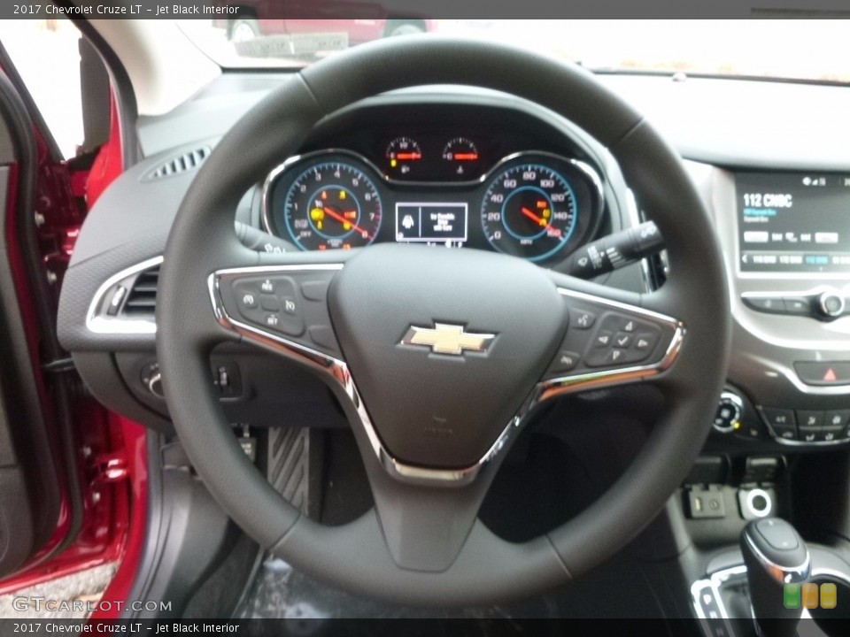 Jet Black Interior Steering Wheel for the 2017 Chevrolet Cruze LT #117477170