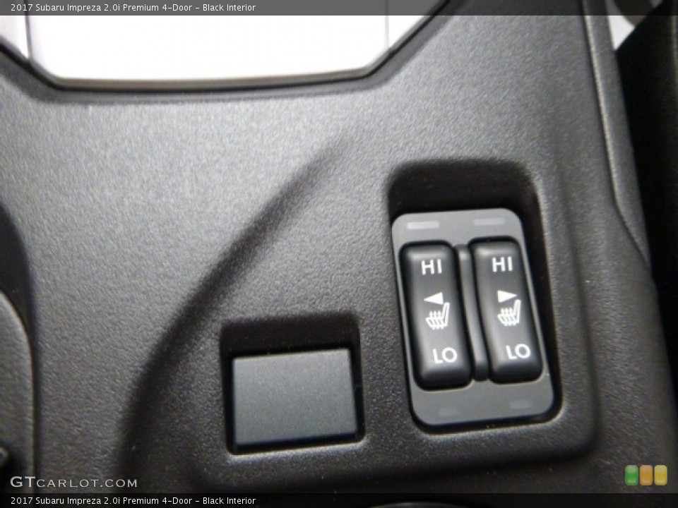Black Interior Controls for the 2017 Subaru Impreza 2.0i Premium 4-Door #117477401
