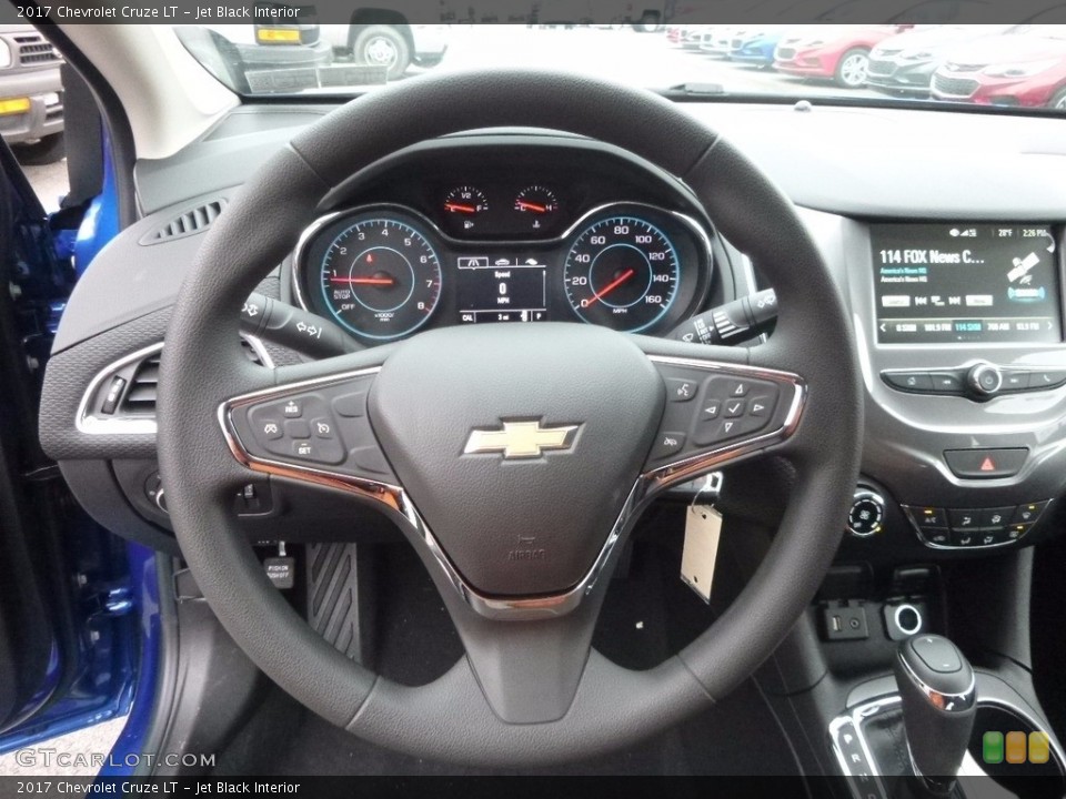 Jet Black Interior Steering Wheel for the 2017 Chevrolet Cruze LT #117481175